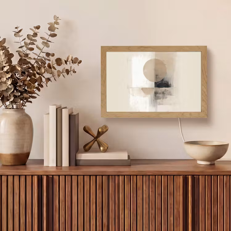 Tafellamp - Cirkel - Compositie - Diepte - Beige — 3
