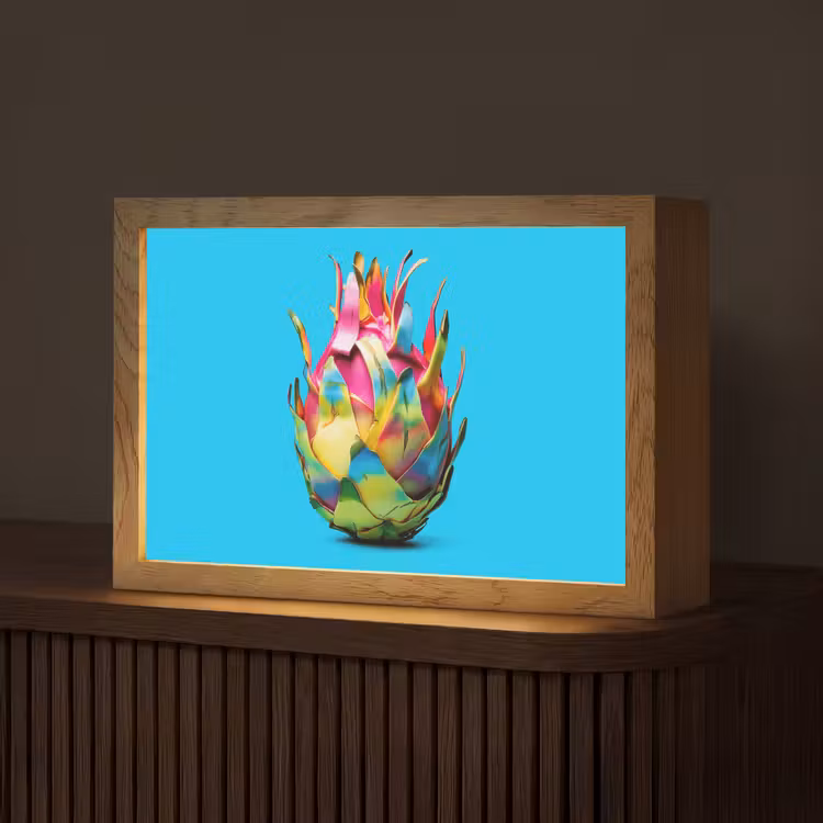 Tafellamp - Drakenfruit - Blauw - Levendig — 1