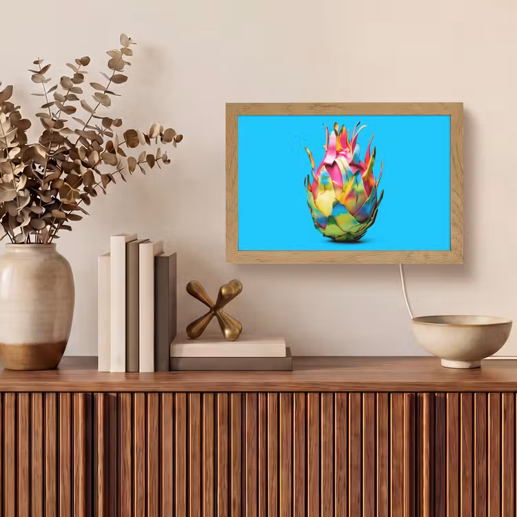 Tafellamp - Drakenfruit - Blauw - Levendig — 3