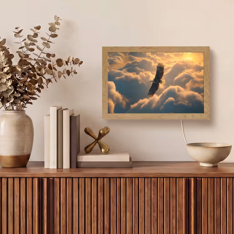 Tafellamp - Adelaar - Wolken - Zon — 3