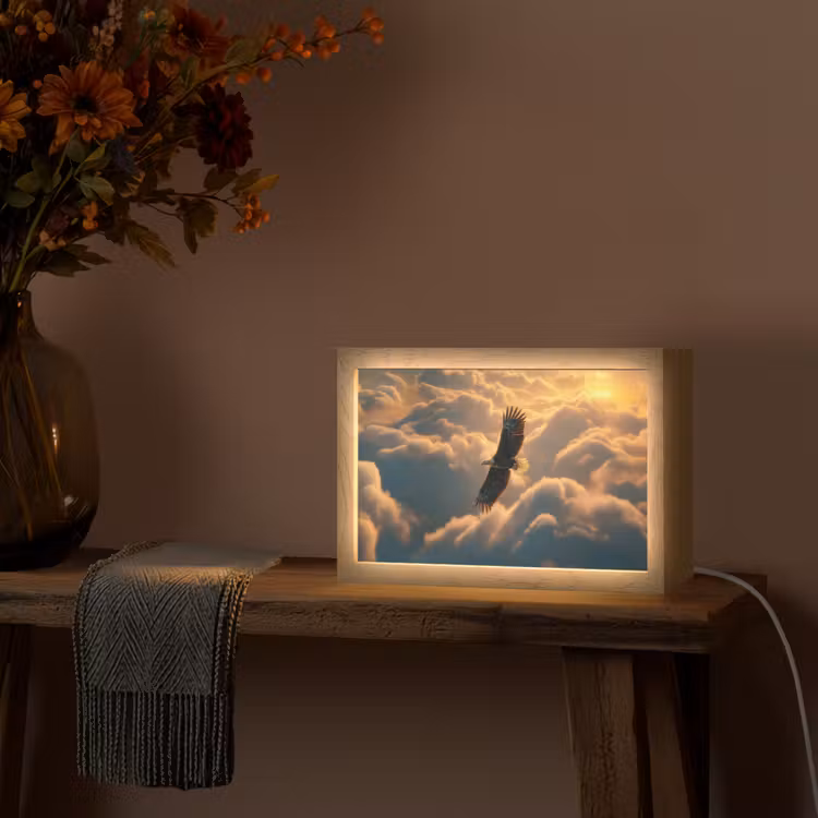 Tafellamp - Adelaar - Wolken - Zon — 4
