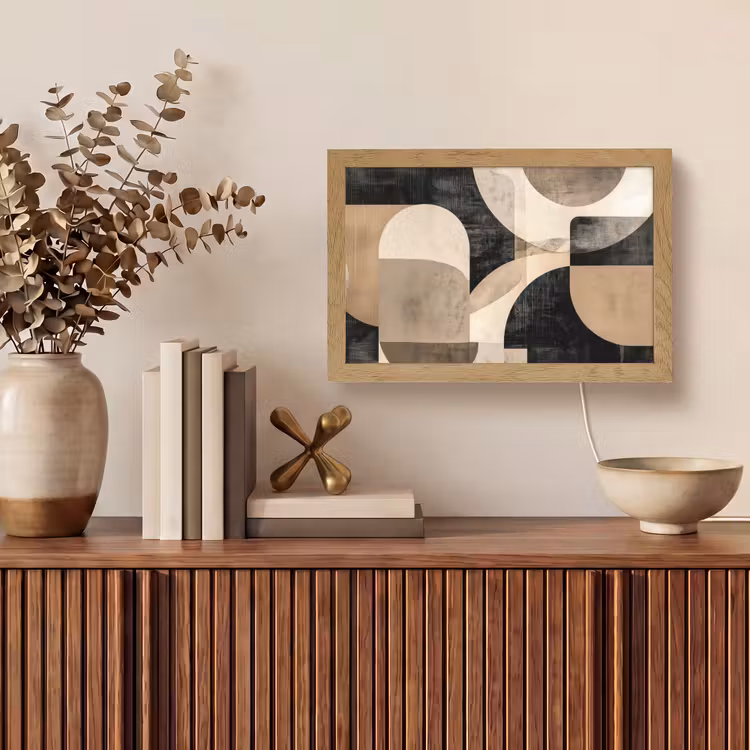 Tafellamp - Abstract - Vormen - Modern - Beige — 3