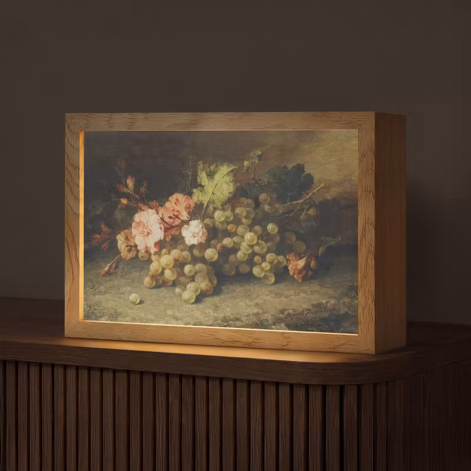 Tafellamp - Fruit - Stilleven met druiven - Oude meesters — 1