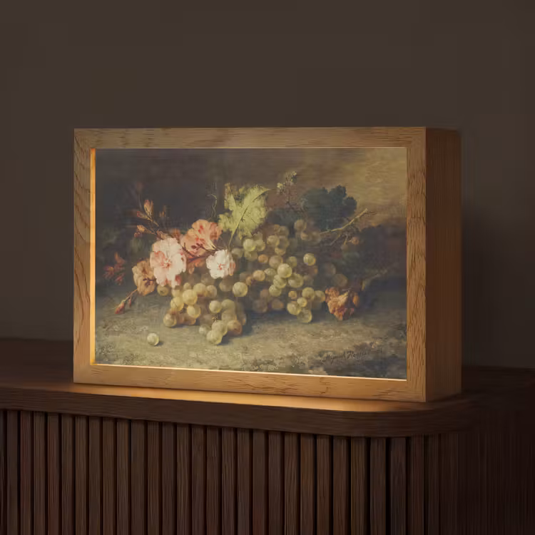 Tafellamp - Fruit - Stilleven met druiven - Oude meesters — 1