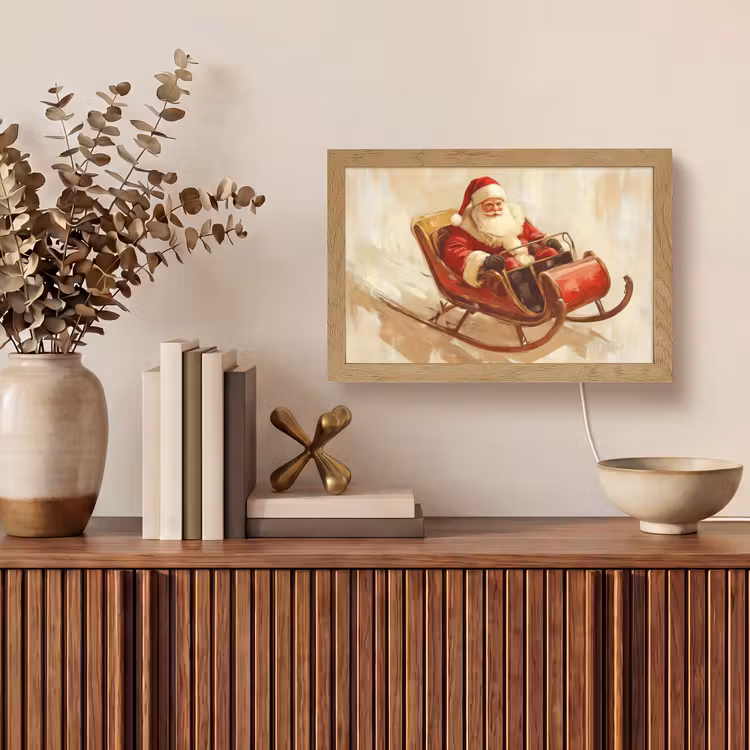 Tafellamp - Kerst - Slee - Kerstman — 3
