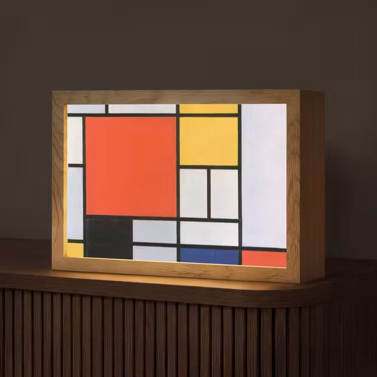 Tafellamp - Kunst - Mondriaan - Oude meesters - Compositie 2 — 1
