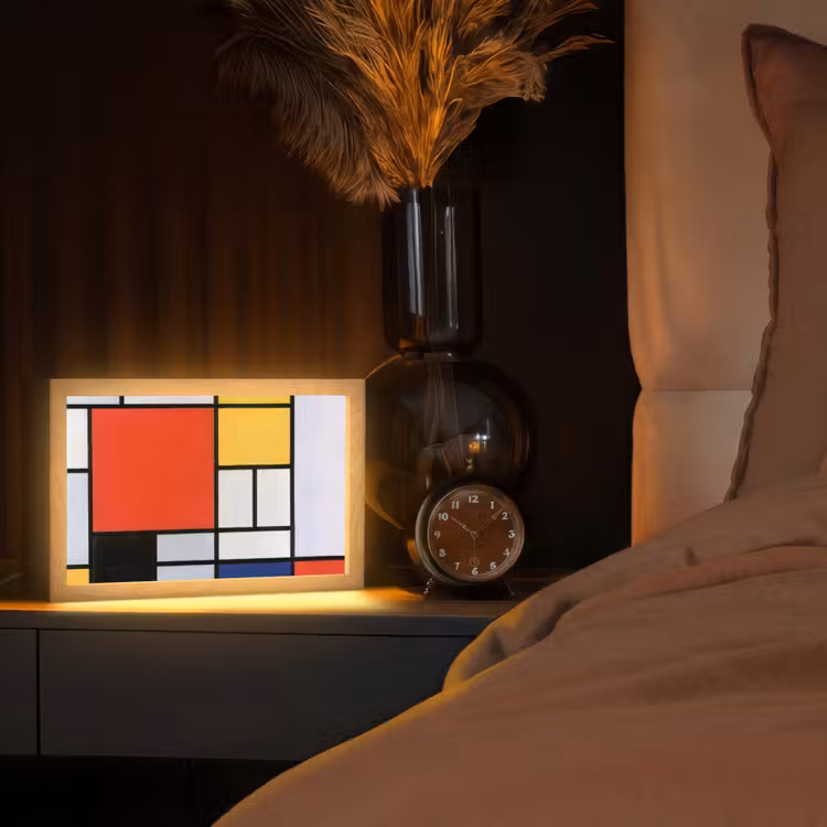 Tafellamp - Kunst - Mondriaan - Oude meesters - Compositie 2 — 2