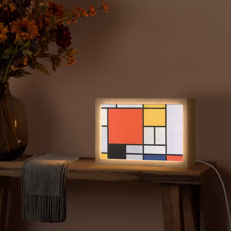 Tafellamp - Kunst - Mondriaan - Oude meesters - Compositie 2 — 4