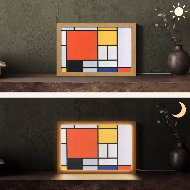 Tafellamp - Kunst - Mondriaan - Oude meesters - Compositie 2 — 5