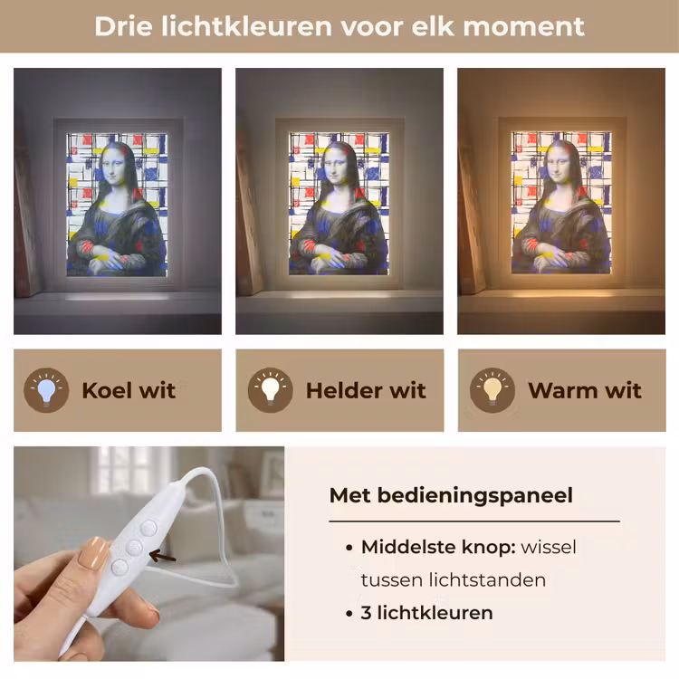 Tafellamp - Mona Lisa - Mondriaan - Oude Meesters — 6