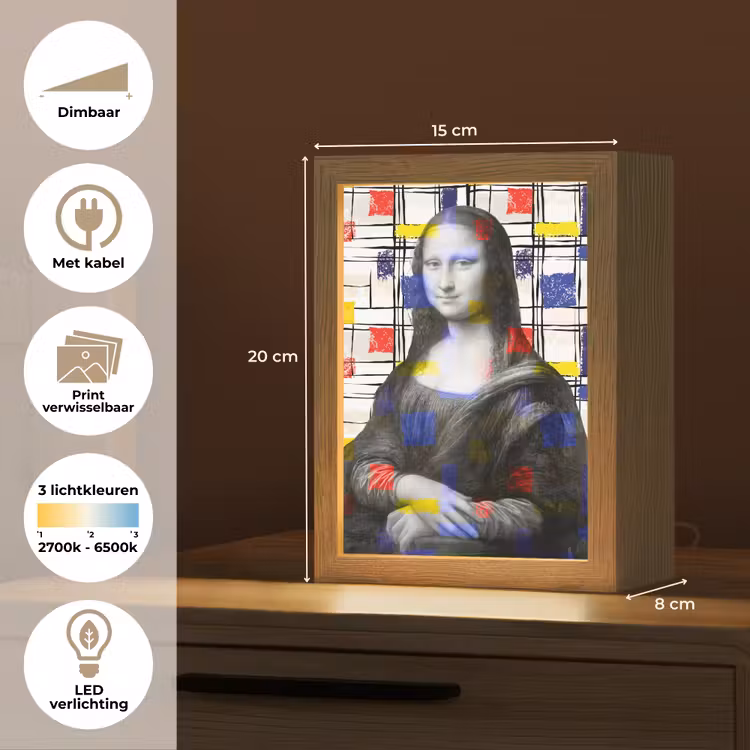 Tafellamp - Mona Lisa - Mondriaan - Oude Meesters — 7