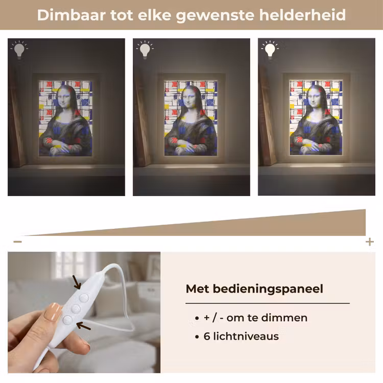 Tafellamp - Mona Lisa - Mondriaan - Oude Meesters — 8