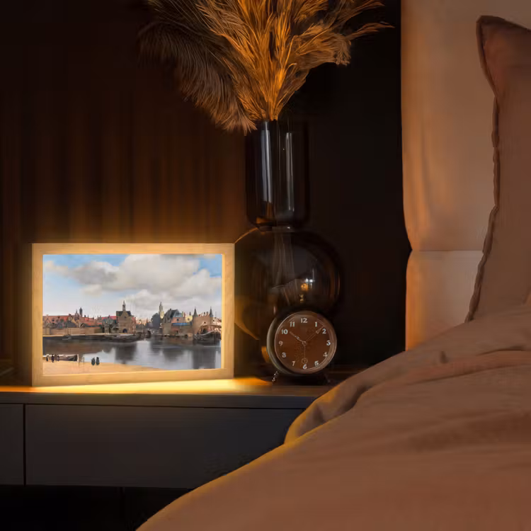 Tafellamp - Vermeer - Stad - Oude meesters - Kunst — 2