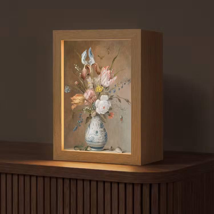 Tafellamp - Bloemstilleven - Balthasar van der Ast - Oude Meesters — 1