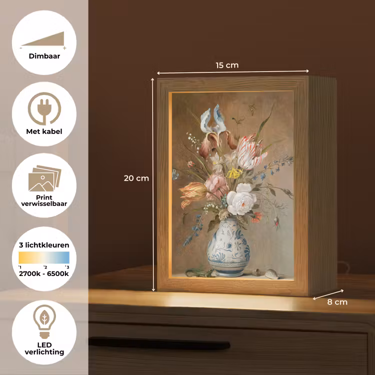 Tafellamp - Bloemstilleven - Balthasar van der Ast - Oude Meesters — 7