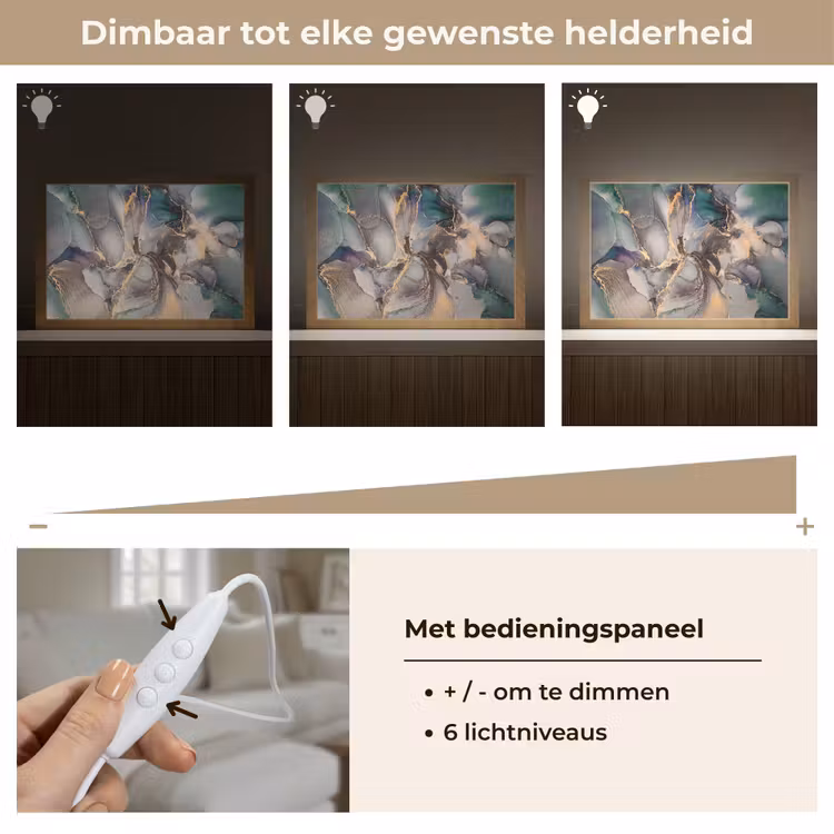 Tafellamp - Goud - Blauw - Marmer — 8