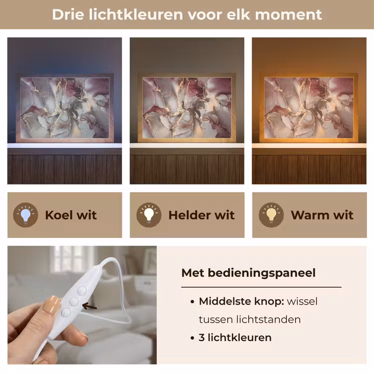 Tafellamp - Goud - Marmer - Paars — 6