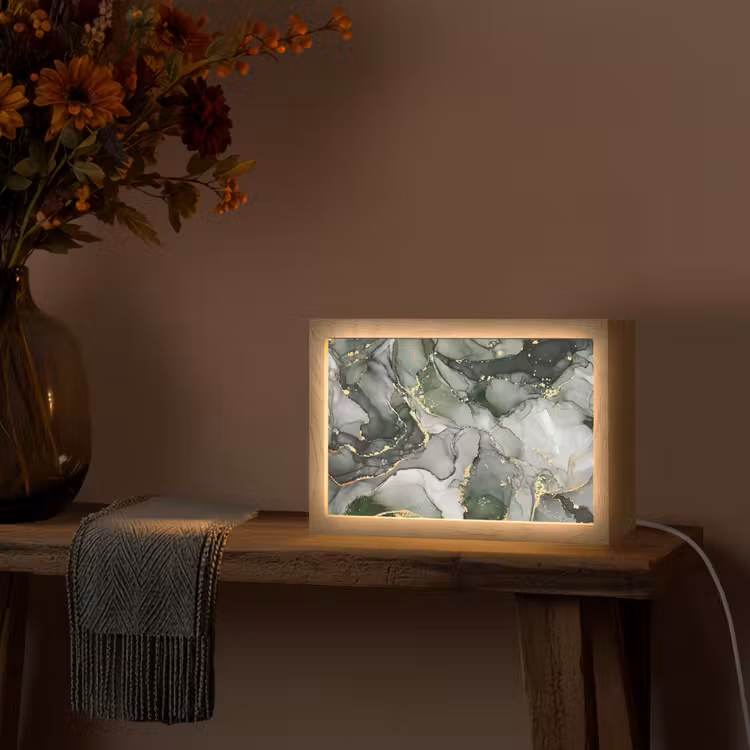 Tafellamp - Luxe - Marmer - Groen — 4