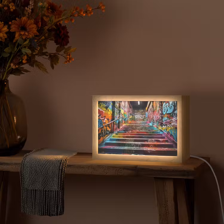 Tafellamp - Trap - Graffiti - Kleuren - Kunst — 4