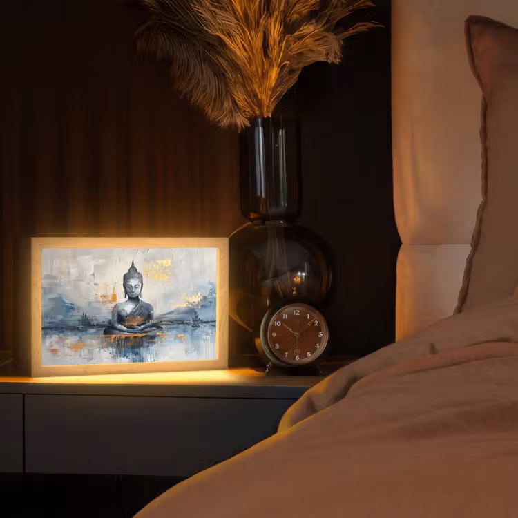Tafellamp - Buddha - Goud - Abstract - Modern — 2