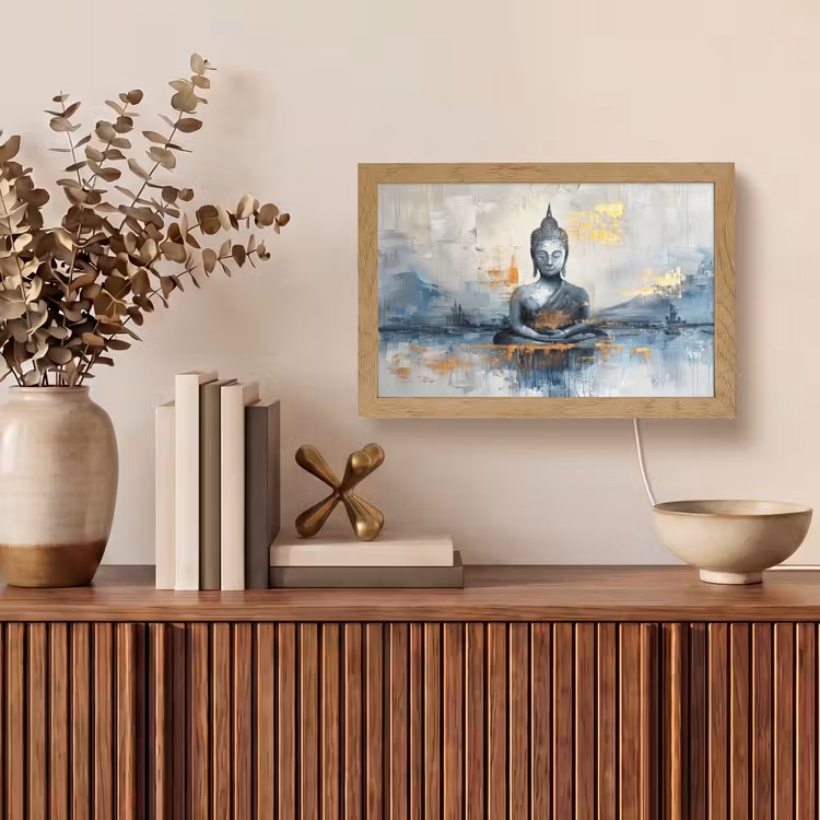 Tafellamp - Buddha - Goud - Abstract - Modern — 3