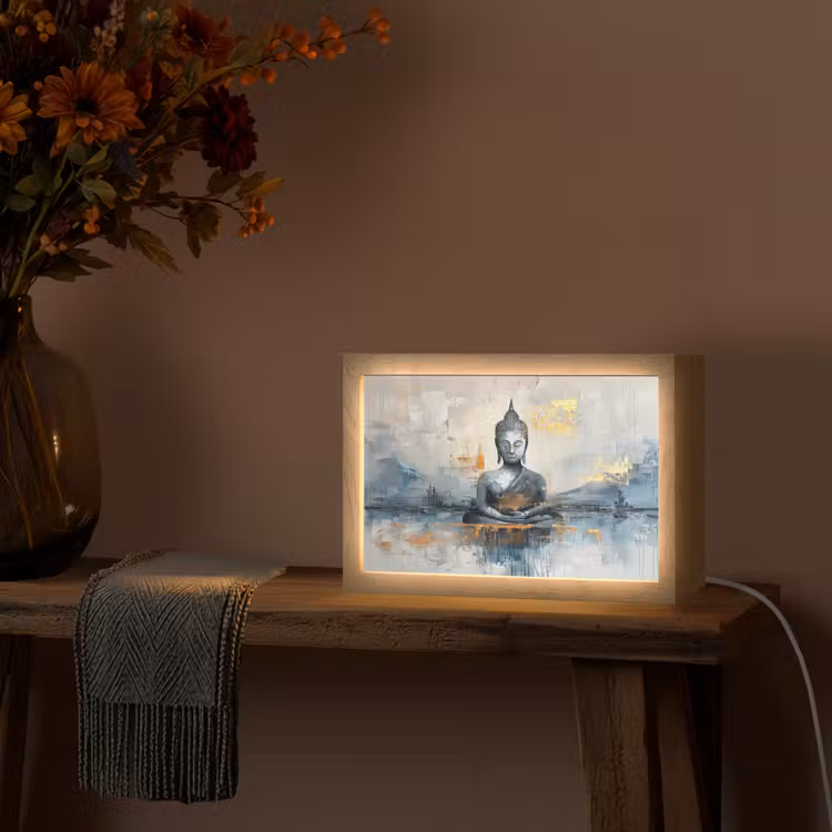 Tafellamp - Buddha - Goud - Abstract - Modern — 4