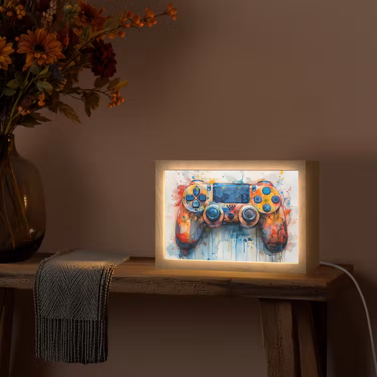 Tafellamp - Kinder- en tiener kamer - Gaming - Game controller — 4
