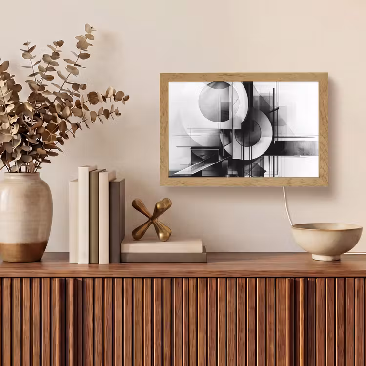 Tafellamp - Abstract - Kunst - Modern - Zwart wit — 3