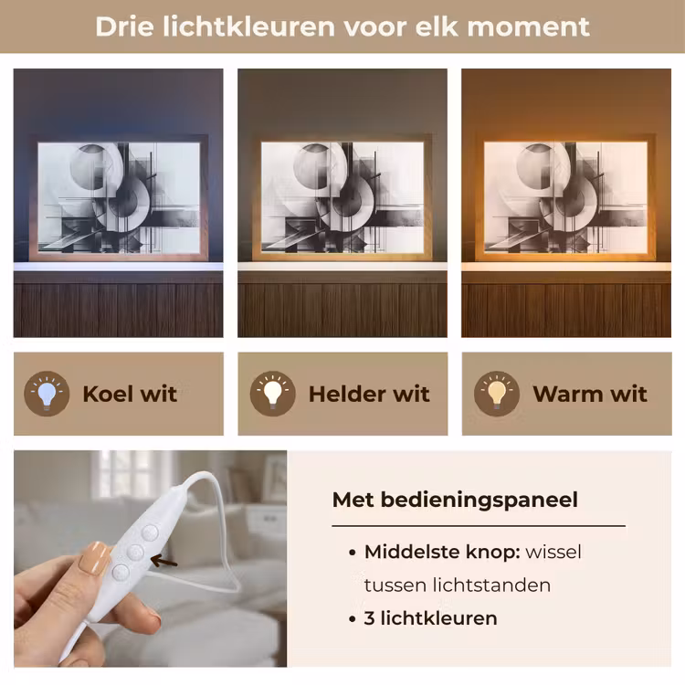 Tafellamp - Abstract - Kunst - Modern - Zwart wit — 6