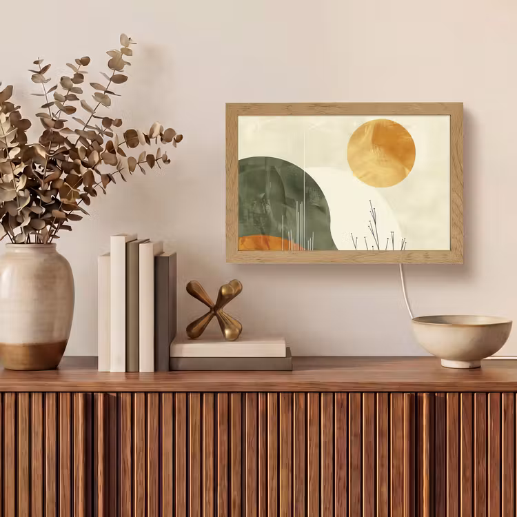 Tafellamp - Abstract - Landschap - Zon - Kunst — 3