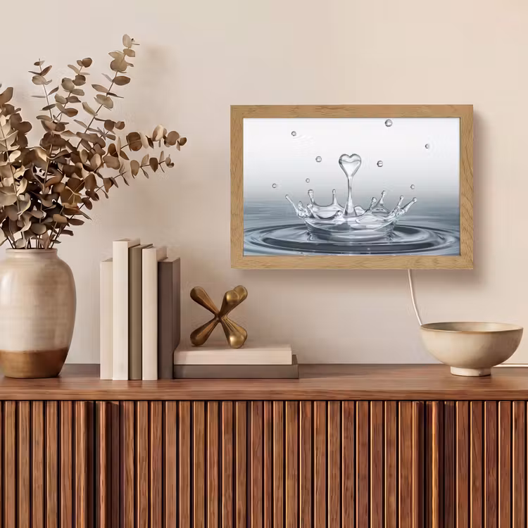 Tafellamp - Abstract - Modern - Water - Hart — 3