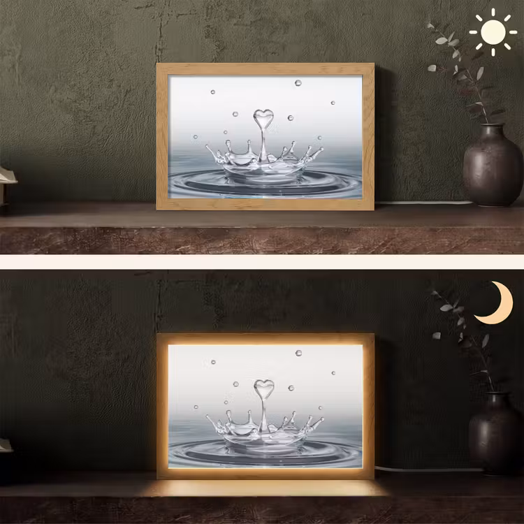 Tafellamp - Abstract - Modern - Water - Hart — 5