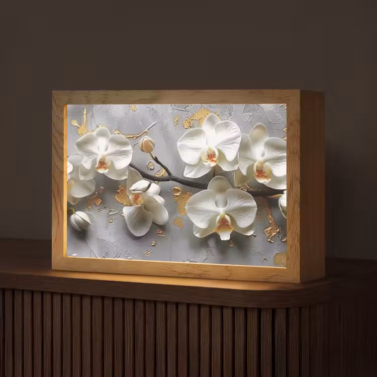 Tafellamp - Bloemen - Orchidee - Abstract - Modern — 1