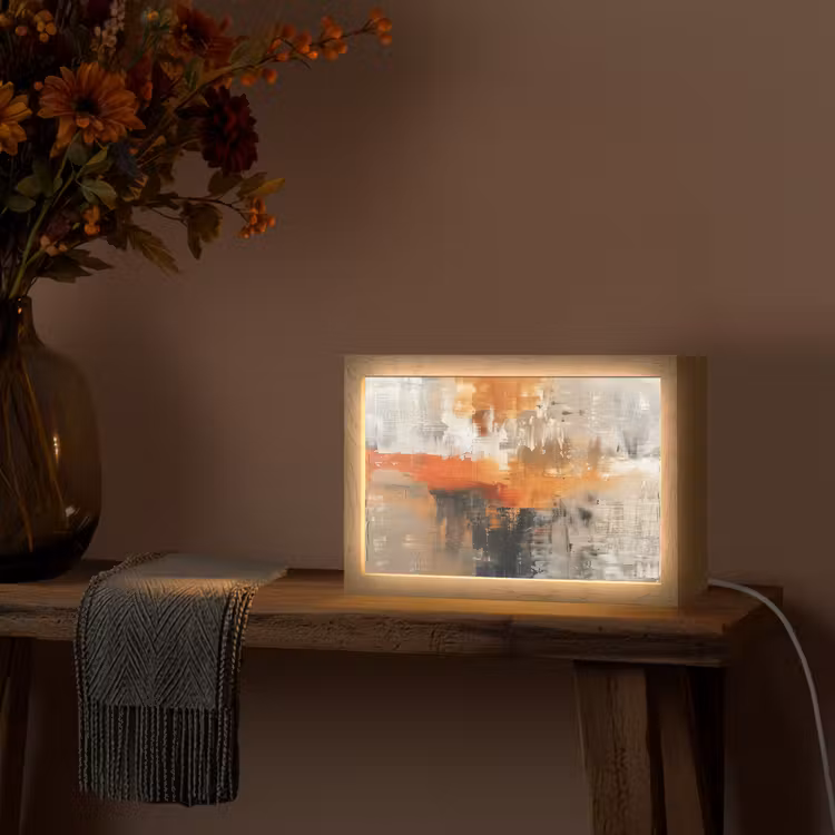 Tafellamp - Verf - Patroon - Modern - Kunst — 4