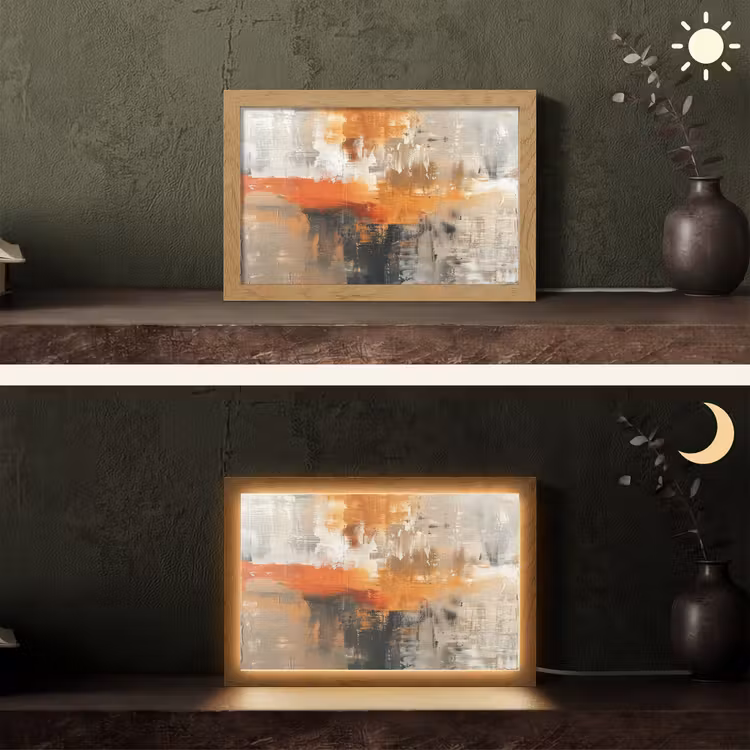 Tafellamp - Verf - Patroon - Modern - Kunst — 5