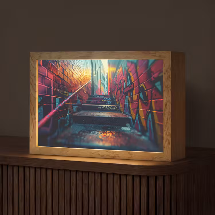 Tafellamp - Architectuur - Neon - Trap - Graffiti — 1