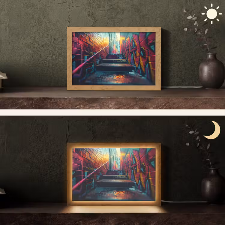 Tafellamp - Architectuur - Neon - Trap - Graffiti — 5