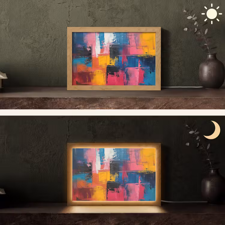 Tafellamp - Verflook - Kunst - Modern - Abstract — 5