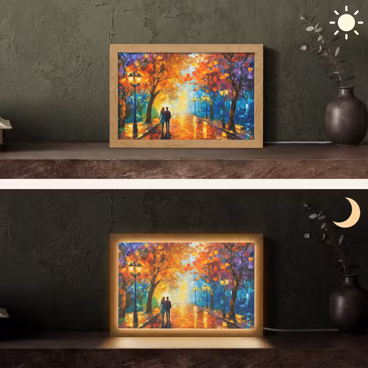 Tafellamp - Koppel - Liefde - Bos - Kunst — 5