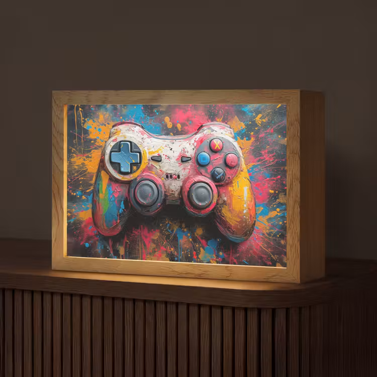 Tafellamp - Graffiti - Gaming - Controller - Verf — 1