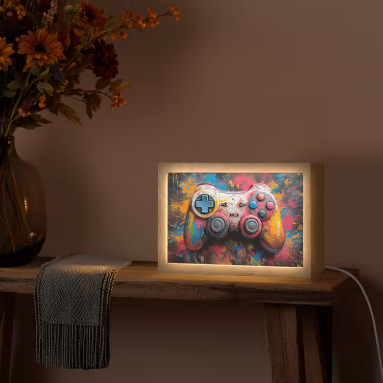 Tafellamp - Graffiti - Gaming - Controller - Verf — 4