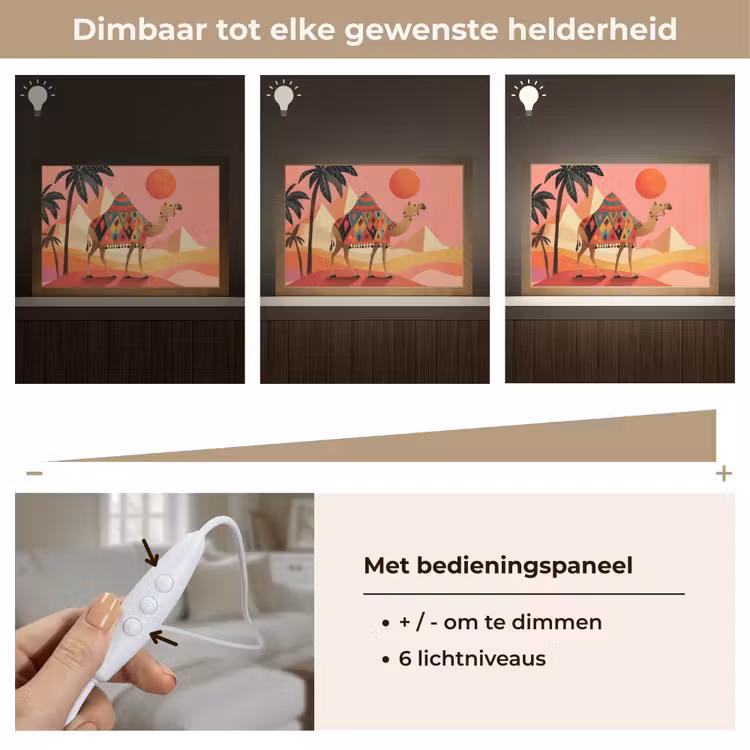 Tafellamp - Kameel - Pyramides - Rode zon — 8