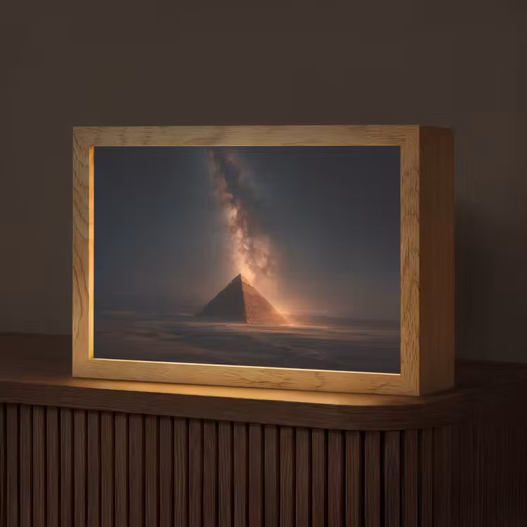 Tafellamp - Piramide - Woestijn - Licht — 1