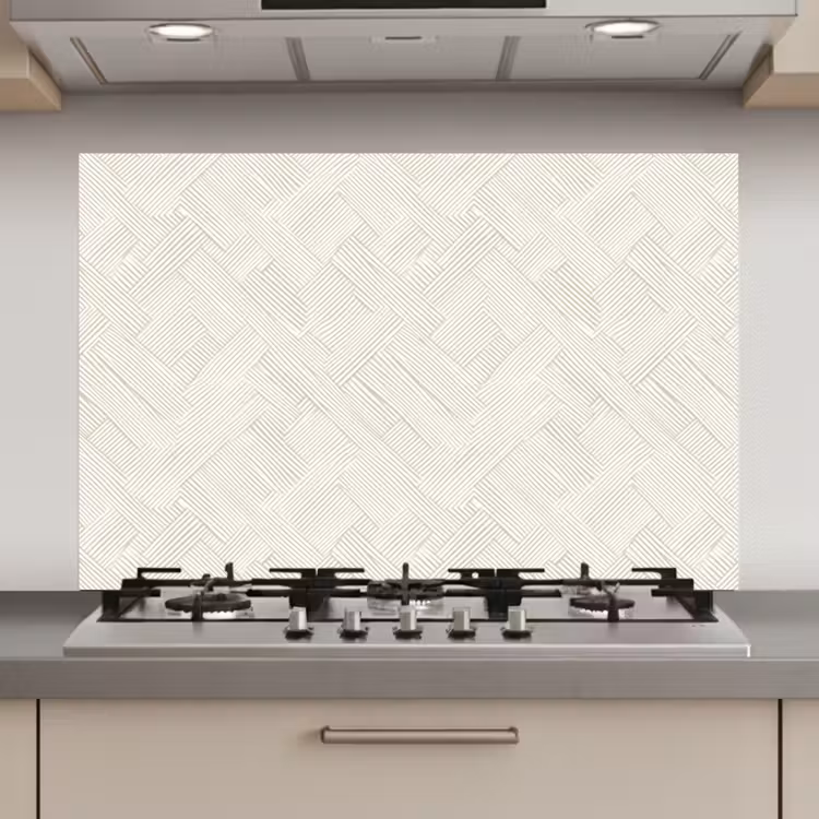 Spatscherm keuken - Textuur - Abstract - Beige — 1