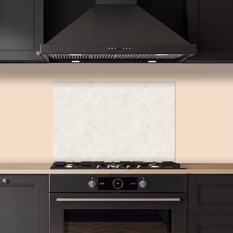 Spatscherm keuken - Textuur - Abstract - Beige — 2