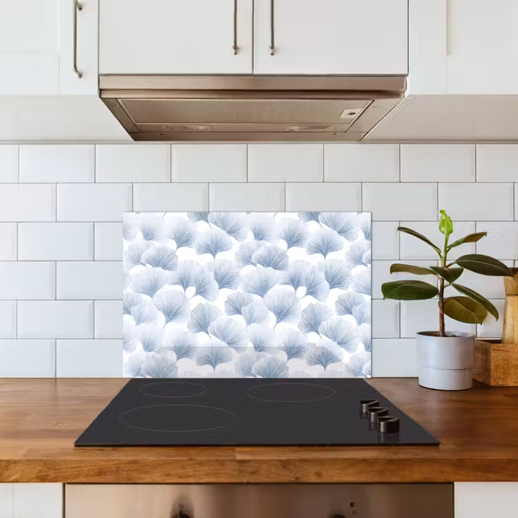 Spatscherm keuken - Waaier - Modern - Blauw — 6