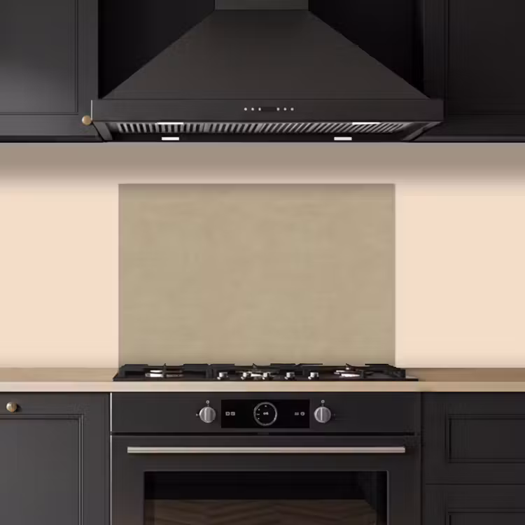 Spatscherm keuken - Zandkleur - Korrelige structuur - Beton — 2