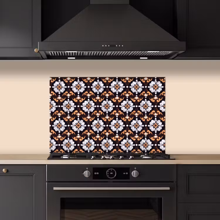 Spatscherm keuken - traditioneel - Element - Kleurrijk — 2
