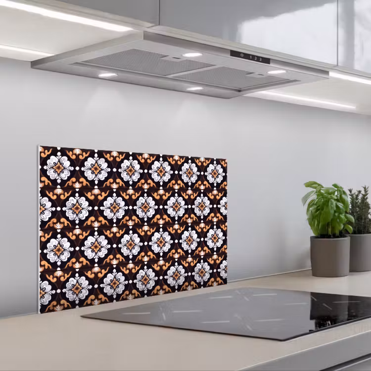 Spatscherm keuken - traditioneel - Element - Kleurrijk — 5