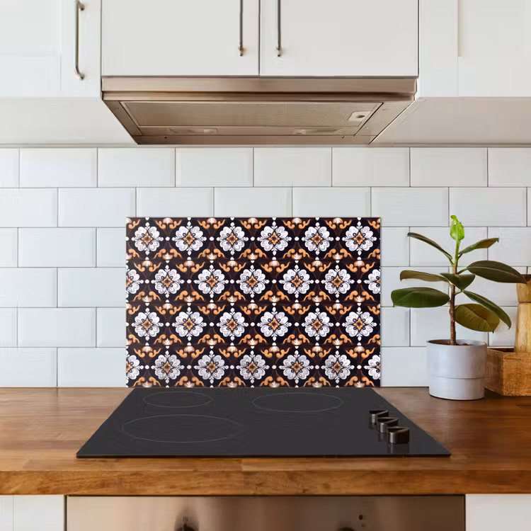 Spatscherm keuken - traditioneel - Element - Kleurrijk — 6